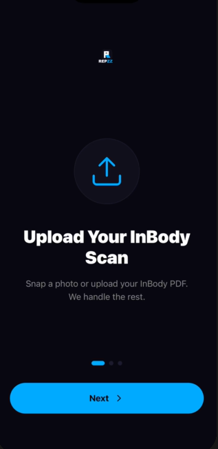 Upload InBody Scan